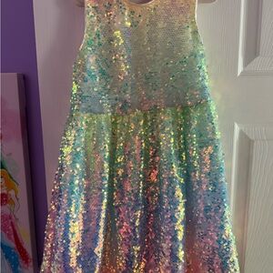 Sparkling Sequin Kids Formal Dress